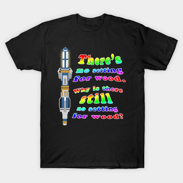 12th Doctor's Sonic Screwdriver T-Shirt by scoffin